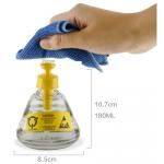 ESD Safe Anti Static Transparent Glass Solvent Dispensing Bottle With Pump for sale