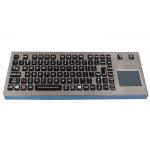 Ruggedized Desktop Waterproof Keyboard With Touchpad IP68 89 Keys Metal Backlight for sale