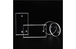 China Customized CaF2 BaF2 MgF2 LiF Single Crystal Windows Lens Prism supplier