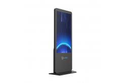 China Free Standing Touch Screen Information Kiosk Metal Keyboard With Tracking Ball supplier