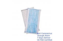 China Net Weight 25g Disposable Pollution Mask , Procedure Face Mask OEM / ODM Available supplier