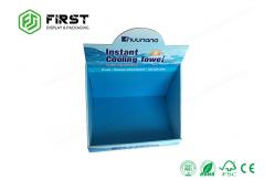 China Offest Printing Custom Recycled Retail Display Boxes Cardboard , Portable Cardboard Counter Display supplier