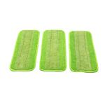 12 Green Microfiber Small Size Commercial Mop Bonas Mop Pad for sale