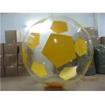 Soccer Shape Inflatable Water Walking Ball with Germany TIZIP for Inflatable pools for sale
