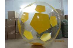 China Soccer Shape Inflatable Water Walking Ball with Germany TIZIP for Inflatable pools supplier