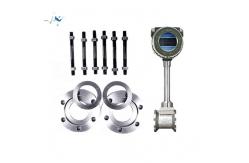China RS485 Biogas Vortex Flow Meter DN15 - DN1800mm Flange Clamp Connection supplier