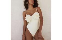 China Elasticity High Elasticity Green Ladies One Piece Swimsuit with Medium Thickness supplier