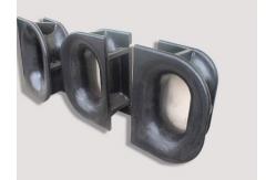 China Stainless Steel Panama Mooring Components / Marine Chocks With Sandblasting Surface supplier