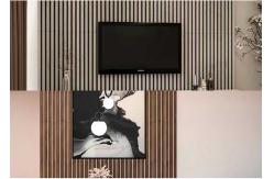 China Edge to Edge 13mm Customized 26kg/pcs Soundproof Polyester Fiber Room Acoustic Panels supplier