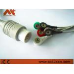 5 Lead Snap Patient Monitor Cables Nihon Kohden 11 Pin Cable ECG for sale