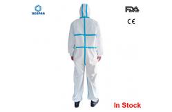 China Heavy Duty Disposable Protective Suit High Filtration Efficiency Splash Proof supplier