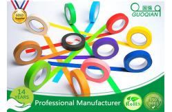 China High flexibility Rainbow Coloured Masking Tape For Painting , Easy To Remove supplier