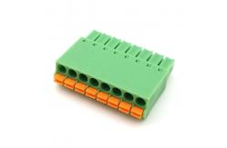 China 300V 8A Plug In Terminal Block HQ15EDGKN 3.5mm 3.81mm Pitch supplier