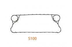 China Custom Plate Heat Exchanger Gasket For Heat Exchanger Sondex S100 NBR EPDM supplier