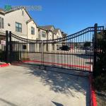 Portable Rectangle Post Double Wire Mesh Fencing 2400mm Height for sale