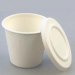 109MM Biodegradable Sugarcane Bagasse Cup Compostable Coffee Cup Lids for sale