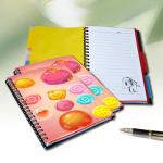 3d Lenticular Printing Notebook For Students Custom Writing 3d Lenticular Notebook For Kids for sale