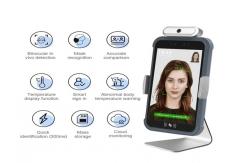 China Android 7.1 Thermal Face Recognition Device , Face Recognition Infrared Thermometer supplier