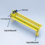 Good Quality 8t Double Girder Overhead Crane Bridge Pendent  Line Control for sale