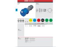 China Semko Impact Resistance 400V IP44 Industrial Power Socket supplier