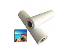 China Glossy Polyester Canvas Roll For Large Format Inkjet Printing supplier