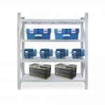 Grey White Color Steel Light Duty Racking With 4 Layers , 200kg Per Layer for sale