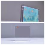 Custom Size Desktop Frameless Self Standing Acrylic Magnetic Photo Frame for sale