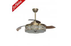China 42 Smart LED Ceiling Fan with Invisible Bladeless Design and Cooling Air Function supplier