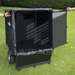Electric Leaf Vacuum Tow Behind Blower 180 Gallon With Opening Clamshell for sale