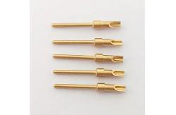 China Customized Part Spring Loaded Electrical Contact Pin/Plunger Barrel /Brass Gold Pogo Pin supplier