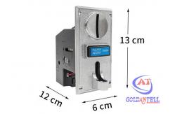 China 18mm Coin Operated Turnstile CPU Programmable Multi Coin Selector Collection System supplier