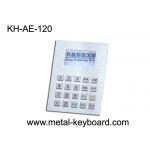 Panel Mount Stainless steel Keyboard , Fuel Dispenser Metal Keypad for sale