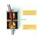 24W Double Holding Pulse Solenoid For DC Charging Gun Electronic Lock