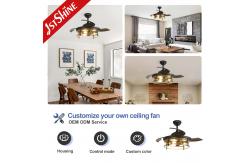 China 42 inches Invisible Blade Ceiling Fan  Farmhouse Style With Light supplier