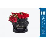Cylinder Cardboard Flower Boxes Recyclabe Gift Paper Boxes With Handle for sale