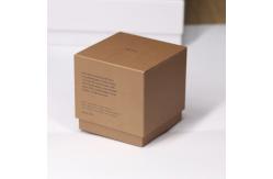 China Recyclable Kraft Cardboard Gift Packaging Box with Lids for Candle supplier