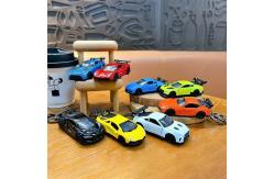 China Mini Simulated Custom Car Shaped Keychains Cartoon Style ​​Child Friendly supplier