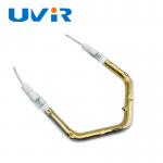 Gold-Plated Octagonal Filament Infrared Lamp Tube Customized Irregular Shape for sale