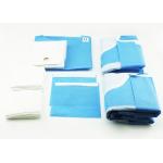 Custom Sterile Surgical Packs , Patient Drapes Dental Tooth with Rubber Gloves for sale