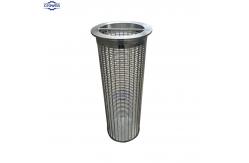China High quality v wedge wire screen 200 micron johnson strainer screen pipe supplier