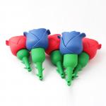 PVC Flowers Shapes Custom USB Flash Drives 2.0 3.0 16GB 8GB 10MB/S for sale