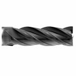 Straight Shank Handle Micro Grain Carbide End Mill For Alloy Steels / Hardened Steels for sale