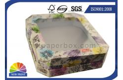 China Detachable Lid Custom Printing Rigid Gift Box With Clear PVC Window OEM / ODM supplier