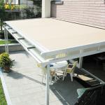 Aluminum Waterproof Retractable Skylight Shade Sunroom Roof Awning for sale