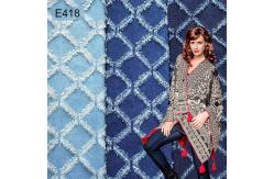 China ISO9001 Indigo Polyester Cotton Jacquard Jean Denim Fabric Thick Breathable supplier