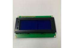 China Monochrome 20x4 STN Blue Character LCD Module with White Blacklight supplier