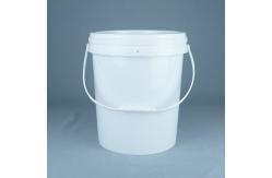 China Customized 15 Liter Paint Plastic Bucket With Lid And Handle supplier