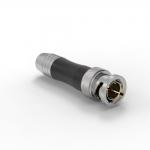Metal Male BNC Video Connector Plug With 500 Cycles Durability for sale