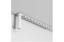 China Ripple Fold Wireless Remote Control Motorized Curtain Track supplier