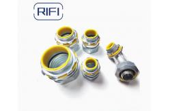 China 1/2 Hexagonal Thread Straight Liquid Tight Flexible Conduit Connector supplier